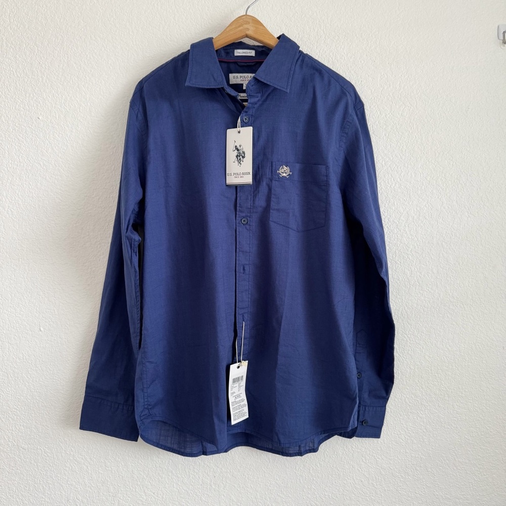 US polo Assn Tailored Fit Premium Cotton Button Down Shirt